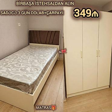 dosek satisi: Satılır: *Birbaşa istehsaldan çarpayi+dolab* 💥💥💥Şok şok şok💥💥💥 — 1