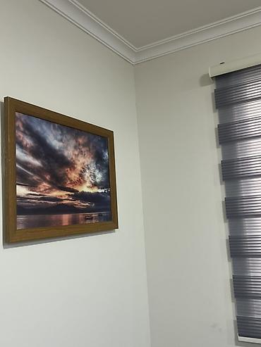 saatlar divar: Divar üçün dekorativ tablo dəsti – 4 ədəd - Mövzu: təbiət və landşaft — 6
