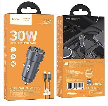 9v: Z57A Glorious, автомобильное зарядное устройство с одним Type-C 30W и — 1