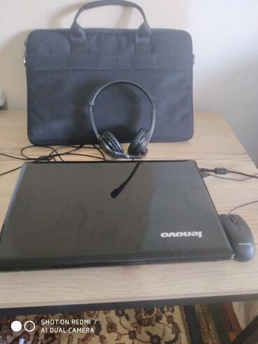 экран и клавиатура: Ноутбук, Lenovo, 8 ГБ ОЗУ, Intel Celeron, 15.6 ", Б/у, Для работы, учебы, память HDD