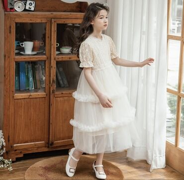 брендовые вещи оригинал: Детское платье, цвет - Белый