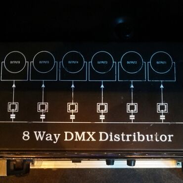купить буфер: Сценический усилитель сигнала освещения DMX 512. SPL8 8-канальный