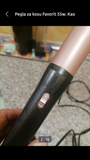 Prese za kosu: Pegla za kosu Favorit 55w kao nova je
 Mirjevo — 9