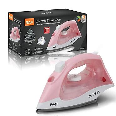 buxar: №: 16643 Məhsulun adı: Ütü RAF R.1106 Pink 1800W Teflon altlıq 200ml - — 1
