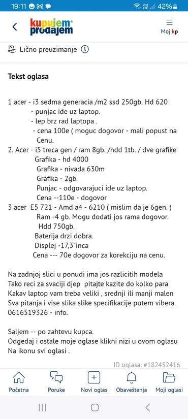 Ostali laptopovi i netbook računari: Ostali laptopovi i netbook računari — 7