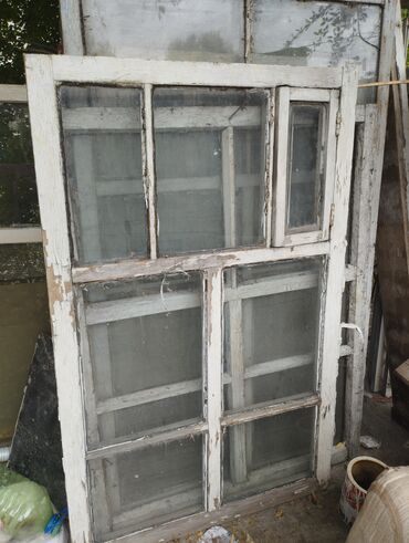 ремонт деревянных окон: Деревянное окно, Б/у, 120 *90