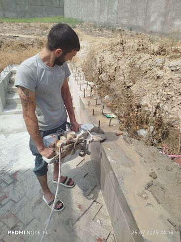 Beton işləri: Səssiz tozsuz səliqəli kəsim. Beton katlavan monolit kubik -da lalafo.az — 11 Beton işləri: Səssiz tozsuz səliqəli kəsim. Beton katlavan monolit kubik — 11