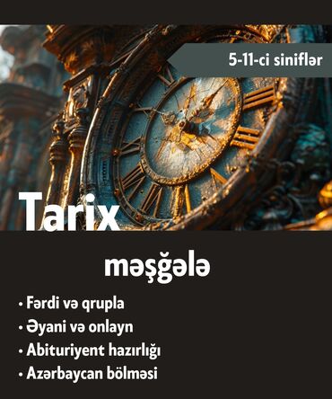 Təhsil, elm: Elanda qeyd olunan qiymət tarixdən qrup hazırlığına aiddir✔ Hazırlığa