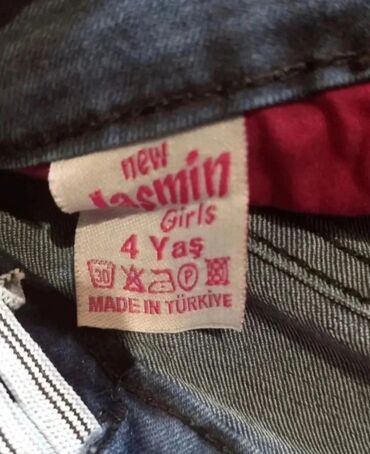 Cinslər və şalvarlar: Cins şalvar, Qız üçün, 7 - 8 yaş — 2