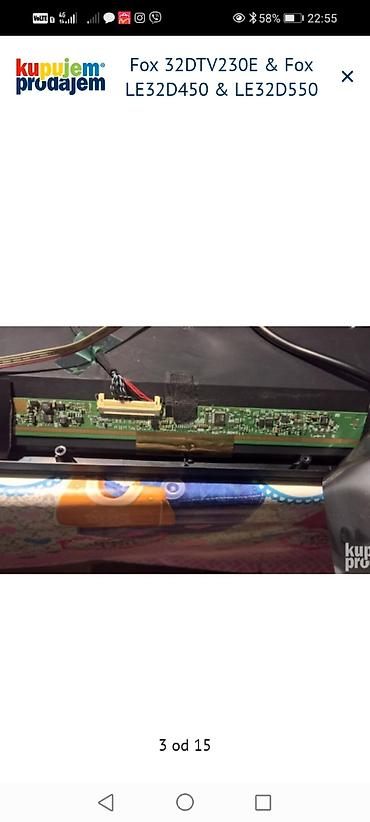 Aksesoari za TV i video: Fox 32DTV230E, Fox LE32D450 i Fox LE32D550 – delovi za televizore 32" — 4