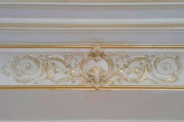 Жидкий травертин: Лепнина гипсовая работа Лепнина любой сложности цена договорная — 2