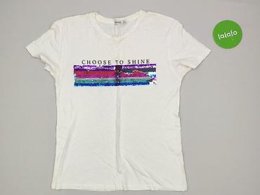 cekinowa: Stradivarius, T-shirt damski, rozmiar S — 2