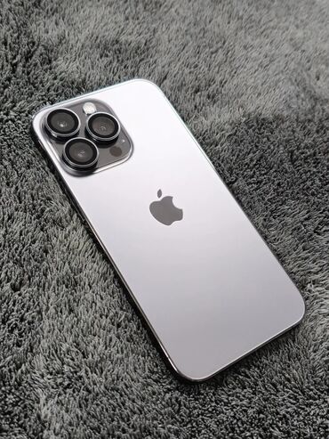 новые айфоны: IPhone 13 Pro, Колдонулган, 128 ГБ, Graphite, Коргоочу айнек, Каптама, Кабель, Бөлүп төлөө менен, 91 %