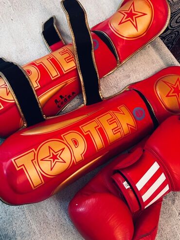 купить боксерскую грушу: Kickboks/Muay Thai qoruyucu dəst - Brend: TOP TEN (qızılı ulduz