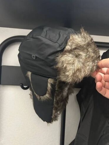 купить шапку ушанку: Мужской головной убор, Новый, цвет - Черный, Самовывоз, Платная доставка