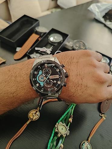 smart saat sumqayit: CURREN kişi qol saatı - Brend: CURREN (Leisure Style Fashion Watch) - — 1