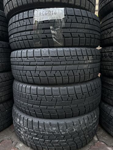 Шины: Шины 215 / 60 / R 16, Зима, Б/у, Комплект, Легковые, Япония, Bridgestone