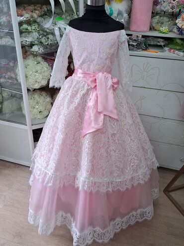 Платья: Детское платье, цвет - Белый, Новый — 3