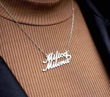 Ogrlice: Ogrlica sa dva imena 3600izrada 7 dana — 7