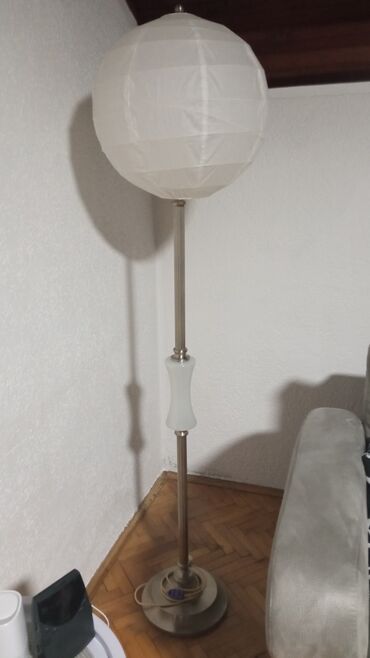 lampe: Podna lampa, bоја - Bela, Upotrebljenо