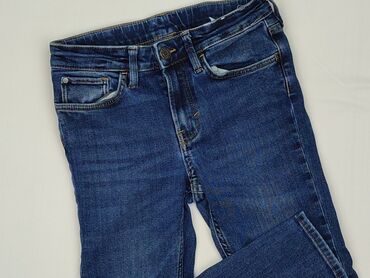 Spodnie jeansowe, H&M, 10 lat, 134/140, stan - Bardzo dobry