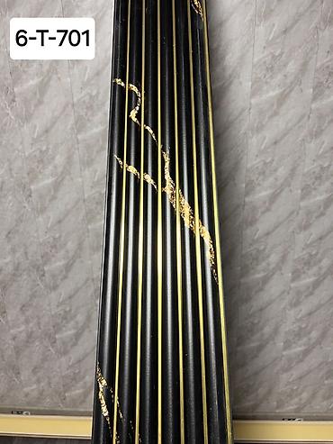 Рейки: 3D рейки для стен и потолка Описание: - Декоративные рейки с черной — 19