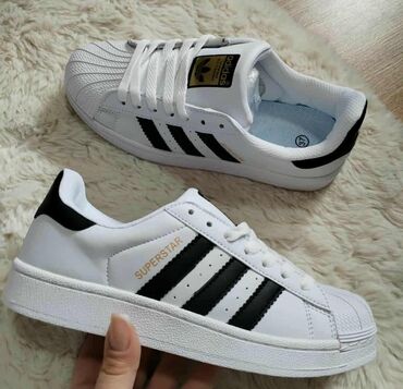 grubin papuce sa cirkonima: Adidas, color - White