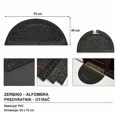 KMT polukružna podna prostirka 3283662 Opis: Polukružni