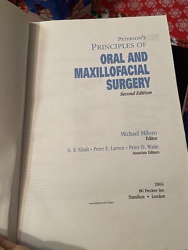 Tədris ədəbiyyatı: Endirim olunacaq. Kitab: Peterson’s Principles of Oral and — 1