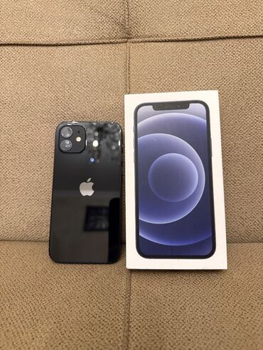 iphone 12 ikinci el: IPhone 12, 128 GB, Qara, Face ID
