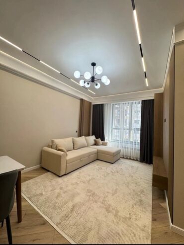 новый дом с ремонтом: 2 комнаты, 45 м², Элитка, 9 этаж, Евроремонт