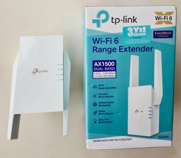 modemler: TP-Link RE505X AX1500 wifi siqnal gücləndirici. TP-link brendi çox