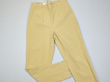 żółte bluzki eleganckie: Material trousers, L (EU 40), condition - Very good