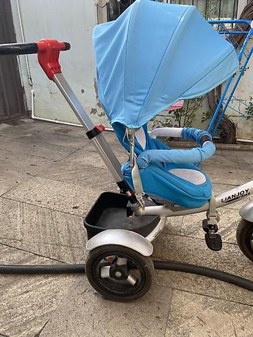 Gəzinti arabaları: Uşaq üçtəkərli velosipedi – LIANJOY Trike - Rəng: açıq mavi - — 4