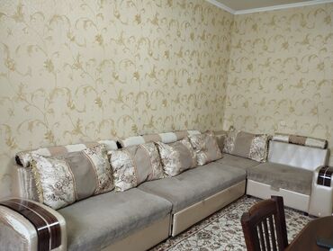 турецкий диван: Угловой диван, цвет - Коричневый, Б/у