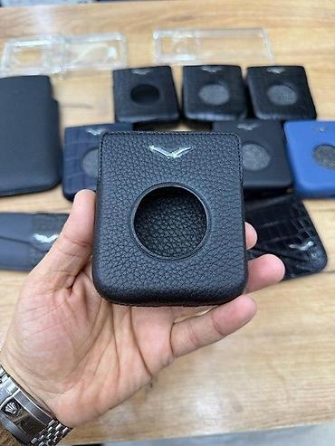 kabrolar telefon ucun: Vertu Ironflip Calf Skin Jade Black 512GB/12GB Exclusive New Vertu — 4