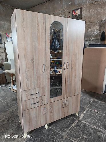 Yeni, 3 qapılı, Güzgülü, Qəhvəyi, Açılan, Düz dolab lalafo.az -da Yeni, 3 qapılı, Güzgülü, Qəhvəyi, Açılan, Düz dolab