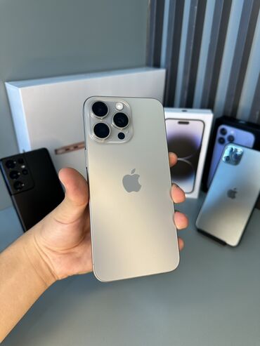 оптом айфон: IPhone 15 Pro Max, Колдонулган, 512 ГБ, Күмүш, Коргоочу айнек, Каптама, Бөлүп төлөө менен, 100 %