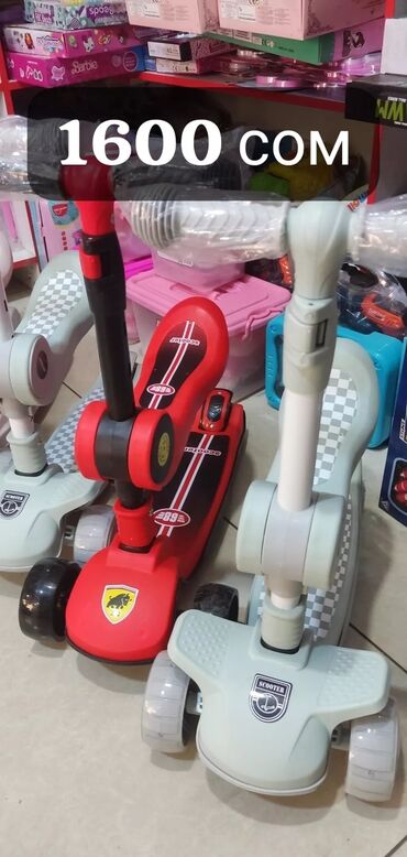 Детские самокаты: Детский самокат, Трёхколёсный, Новый — 2