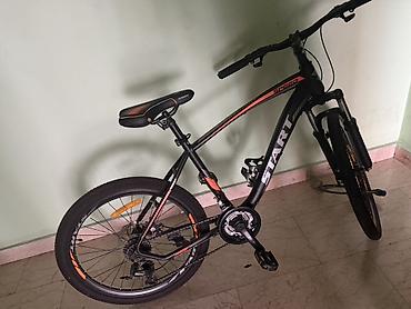 İdman velosipedləri: START Speed dağ velosipedi - Rəng: mat qara, narıncı-qırmızı — 2