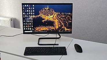 i510400: Lenovo monoblok i5, 8GB ram, 512GB SSD 2 ci kompüter kimi çox az — 1