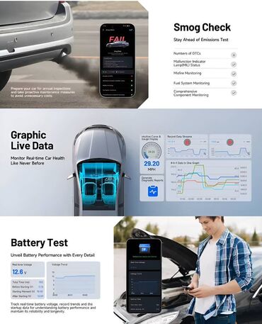 Alati za automobile: NOVO - TOPDON Carpal Bluetooth OBD2 Auto Dijagnostika Ažuriranja — 7