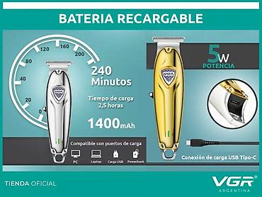 slayzer makinesi: Profissional Trimmer VGR 188 - 6000RPM /1400mAh / 240 Dəqiqə / — 7
