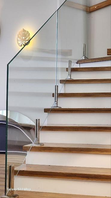 Готовые перила: Готовые перила, Материал: Стекло, Для лестницы — 13