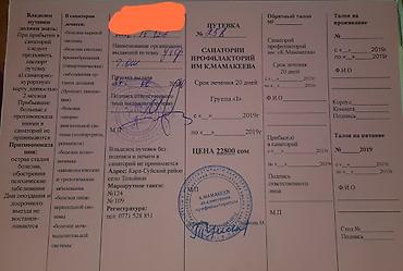 Ош мамакеев санатория