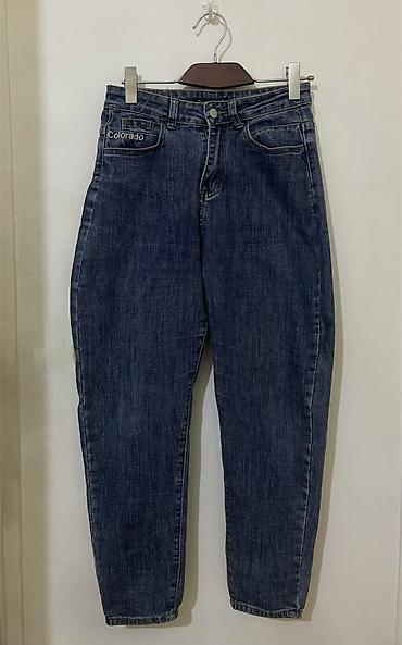 Джинсы: Джинсы, Прямые, Высокая талия, S, M — 2