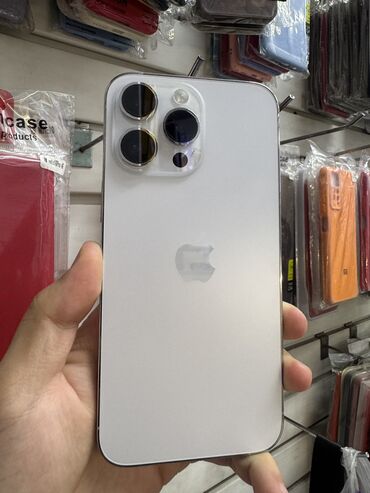 продажа сотовых телефонов бишкек: IPhone 14 Pro Max, Колдонулган, 256 ГБ, Ак, 83 %