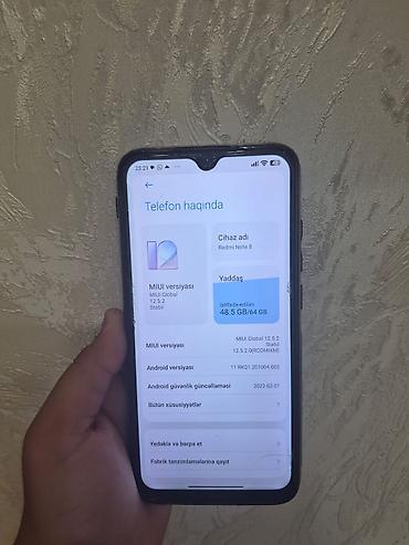 xiaomi 8 note pro: Xiaomi 64 GB, rəng - Qara, 
 Face ID — 4