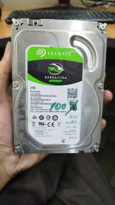 серверы 2 тб: Накопитель, Б/у, Seagate, HDD, 2 ТБ, 3.5", Для ПК