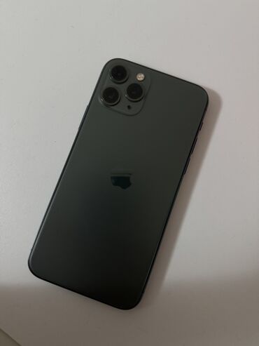 Apple iPhone: IPhone 11 Pro, Б/у, 256 ГБ, Matte Midnight Green, Кабель, Коробка, 72 %